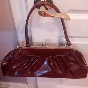 Pretty Faux Leather Purse